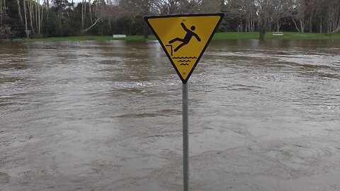 Floods at Bell's Parade, Latrobe Tasmania AU