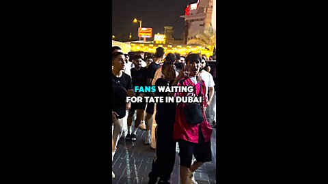 Fans Waiting For Tate In Dubai