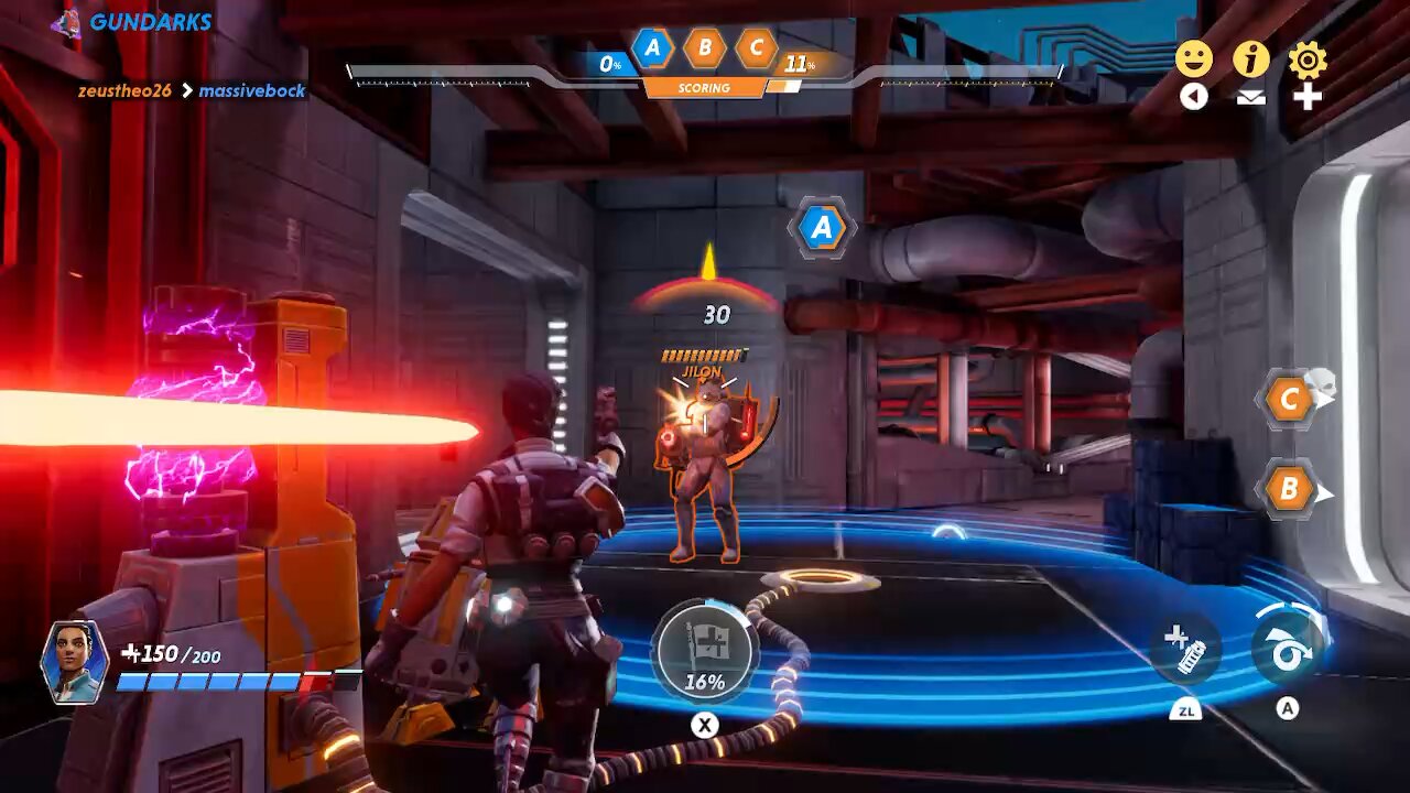 Star Wars Hunters Zaina gameplay.