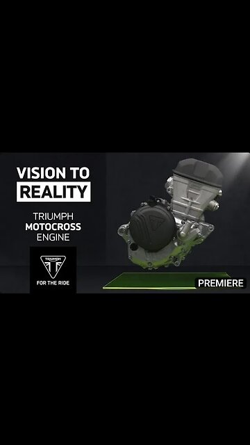 First look at Triumph Dirtbike ENGINE!