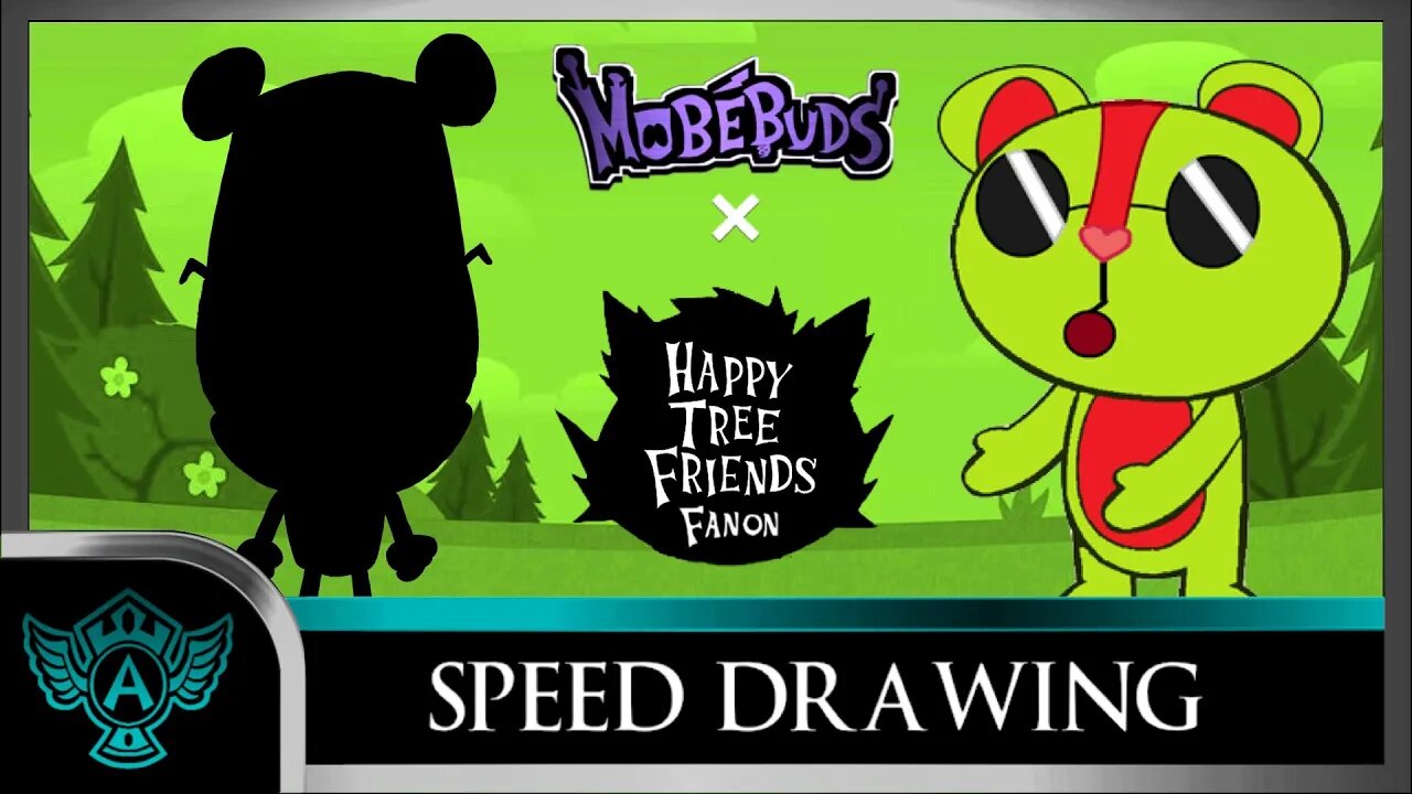 Speed Drawing: Happy Tree Friends Fanon - Blindside | Mobebuds Style