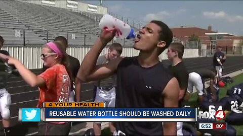 Scientist say to wash your reusable bottles to prevent bacteria from growing