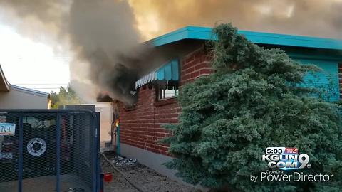 3 sent to hospital in Sunday morning house fire