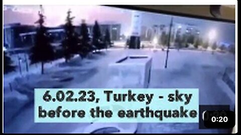 6.02.23 : Turkey - sky before the earthquake