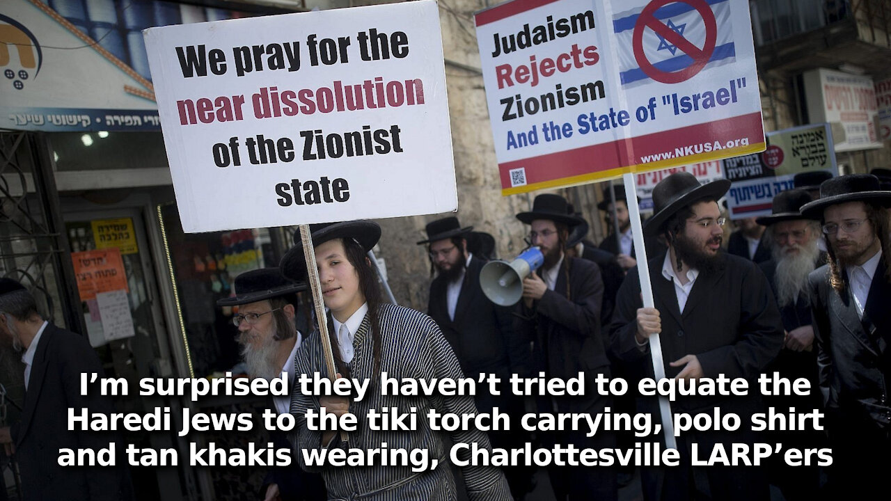 Haredi Jews Protested Against Zionism on Anniversary of Israel’s Establishment, Zionists Are Pissed