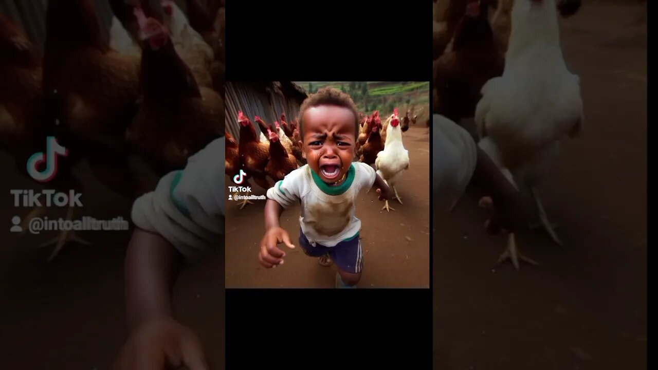 Meme from Deranged Mind African Child Promoted by NAGAS on TikTok #africa #israel