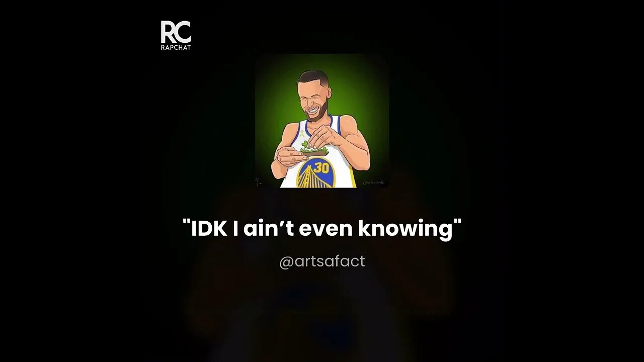 IDK I aint even knowing Freestyle