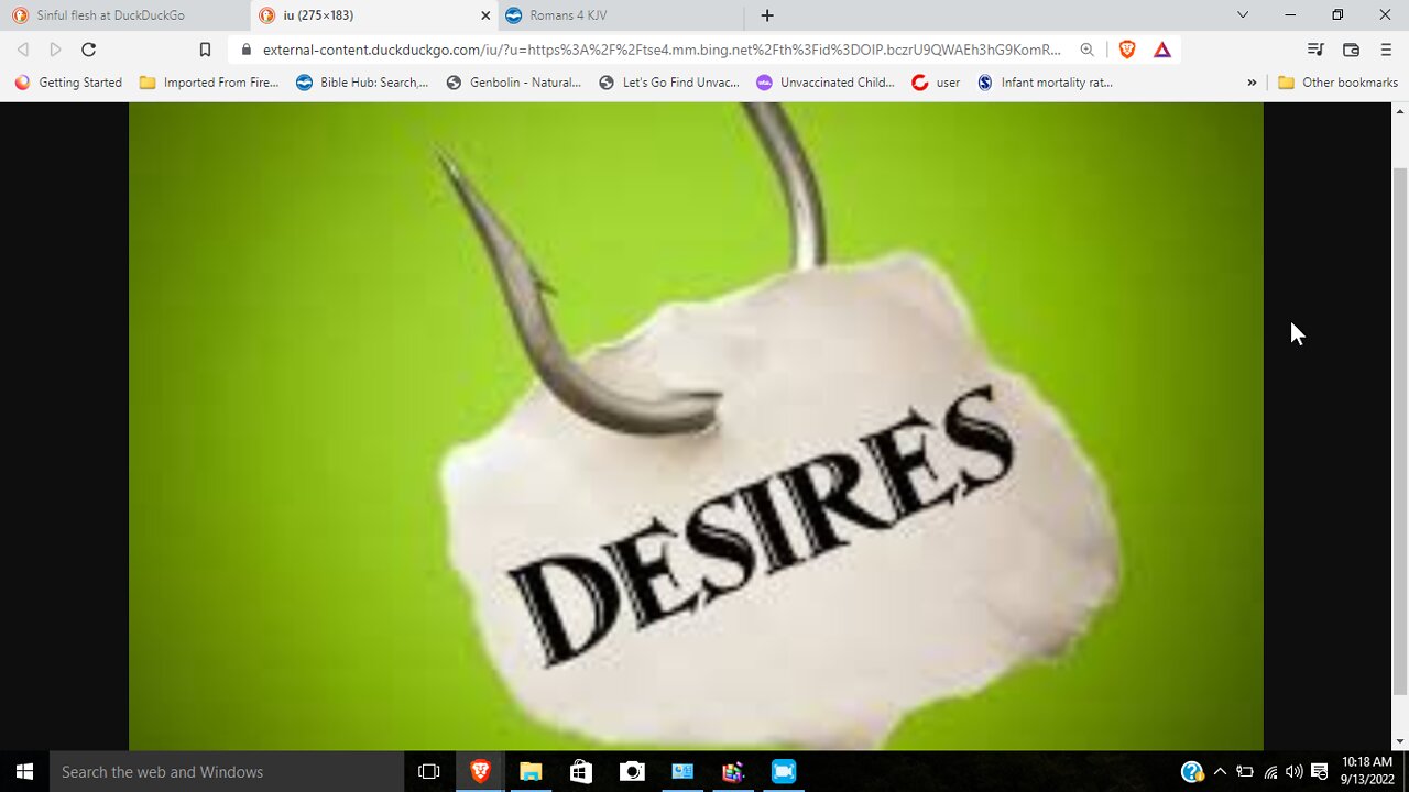 What does God want to save us from?