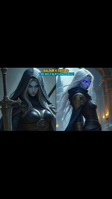 Baldur's Gate 3: The No Talk Challenge!