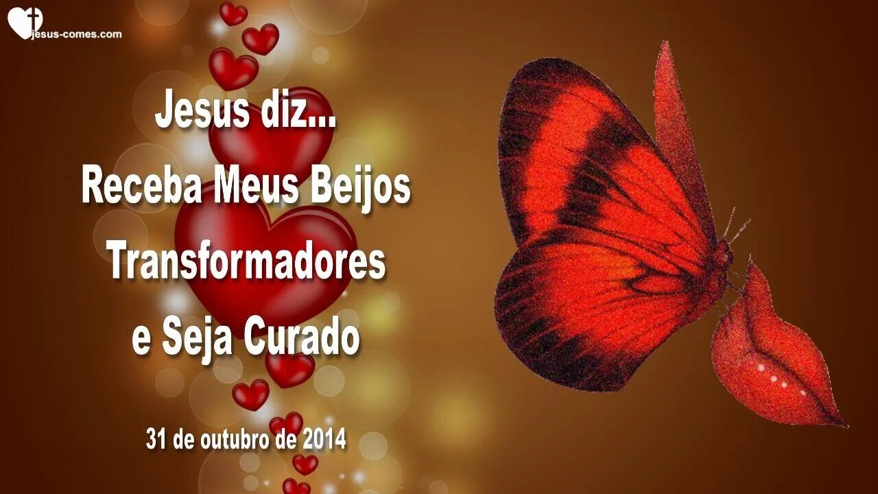 Jesus diz… Receba Meus Beijos Transformadores e Seja Curado ❤️ Letra de Amor de Jesus