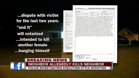 Sheriff: Gunman confesses to execution-style murder of his next door neighbor