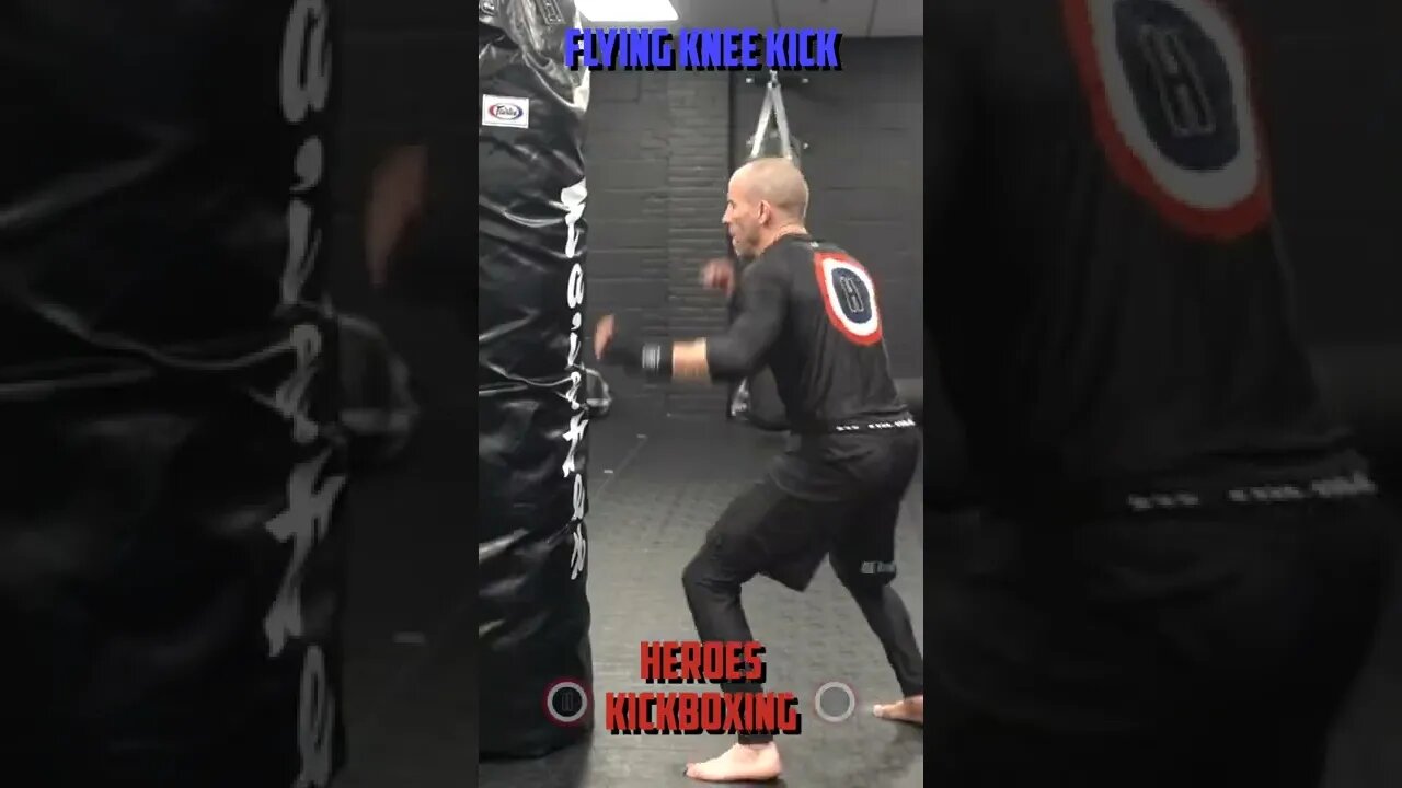 Heroes Training Center | Kickboxing & MMA - Flying Knee Kick | #Shorts