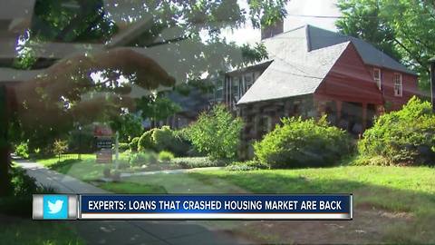 Loans that brought down housing market making a comeback, experts warn