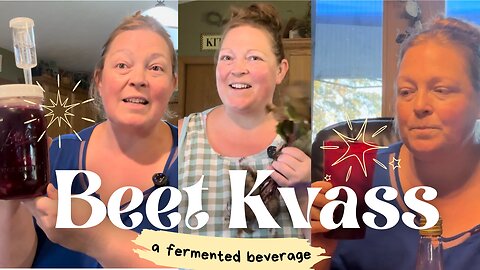 How to make Beet Kvass - A good for you, Gut Health Beverage!