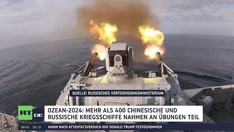 "Ozean-2024" abgeschlossen: Russische und chinesische Kriegsschiffe mit gemeinsamer Schießübung