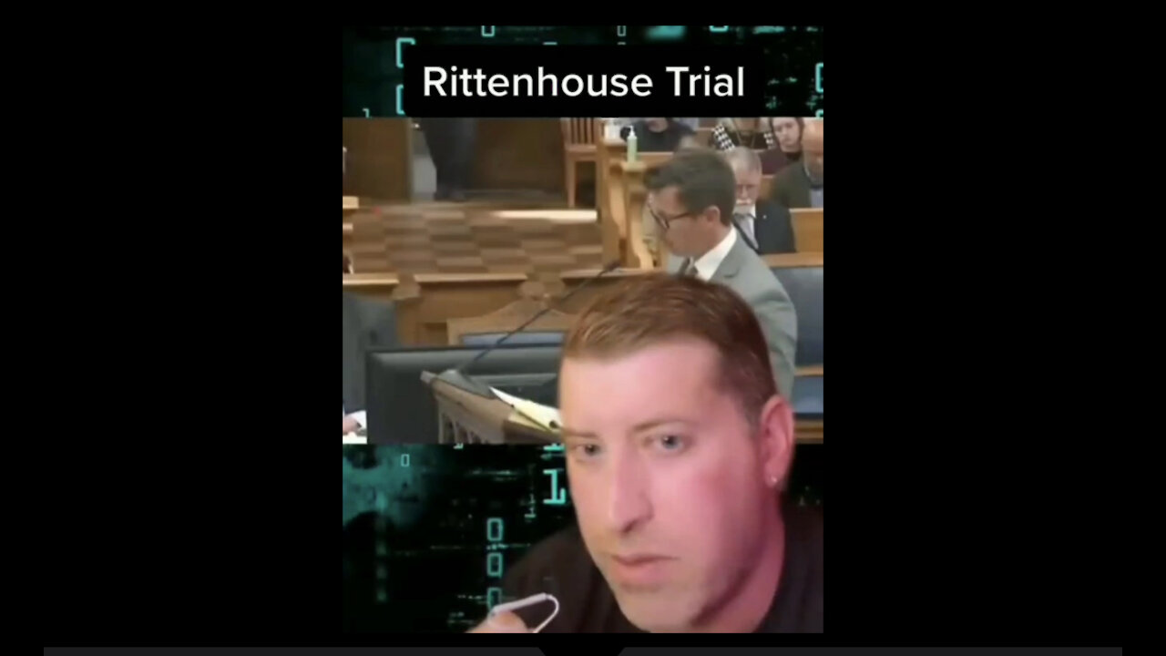 ⚫️Glitch At The Rittenhouse Trial👀