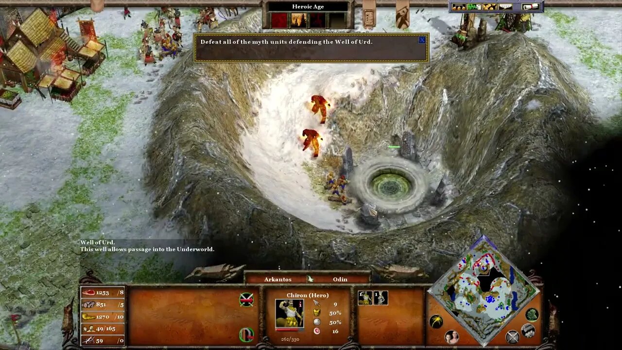 Mountain Fortress 🟣 Age of Mythology ► The Well of Urd