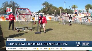 If you missed it last week, you may be able to catch the Super Bowl Experience this week