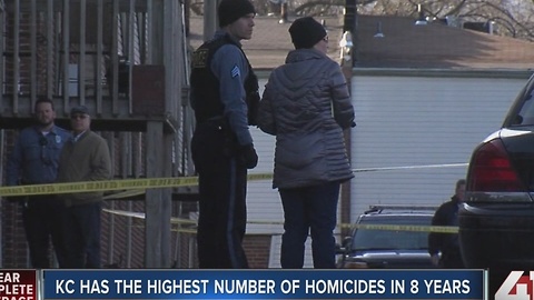 KC has the highest number of homicides in 8 years