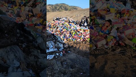 Found Snacks at the Landfill #dump #garbagetruck #landfill #chips #doritos #