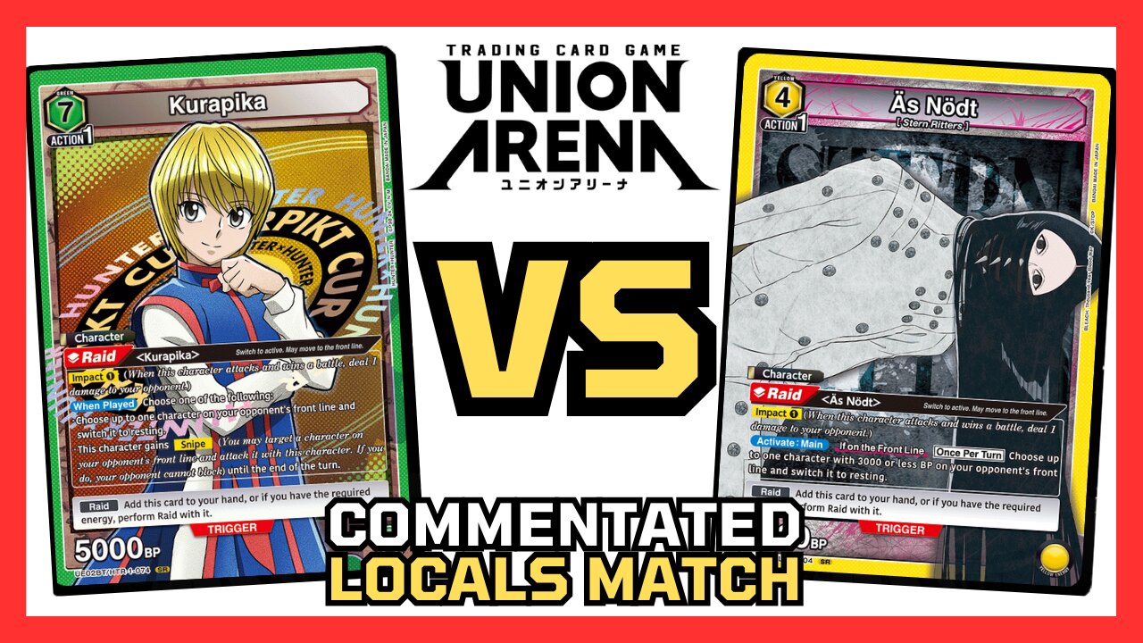 Union Arena Gameplay - Locals Tournament - Green HxH Kurapika VS Yellow HxH As Nodt (English)