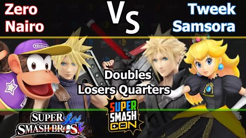 Samsora & P1|Tweek vs, NRG|Nairo & TSM|Zero - Wii U Doubles Losers Quarters - SSC2017