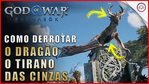 God of war Ragnarok, Como derrotar o Dragão O Tirano das Cinzas | Super dica