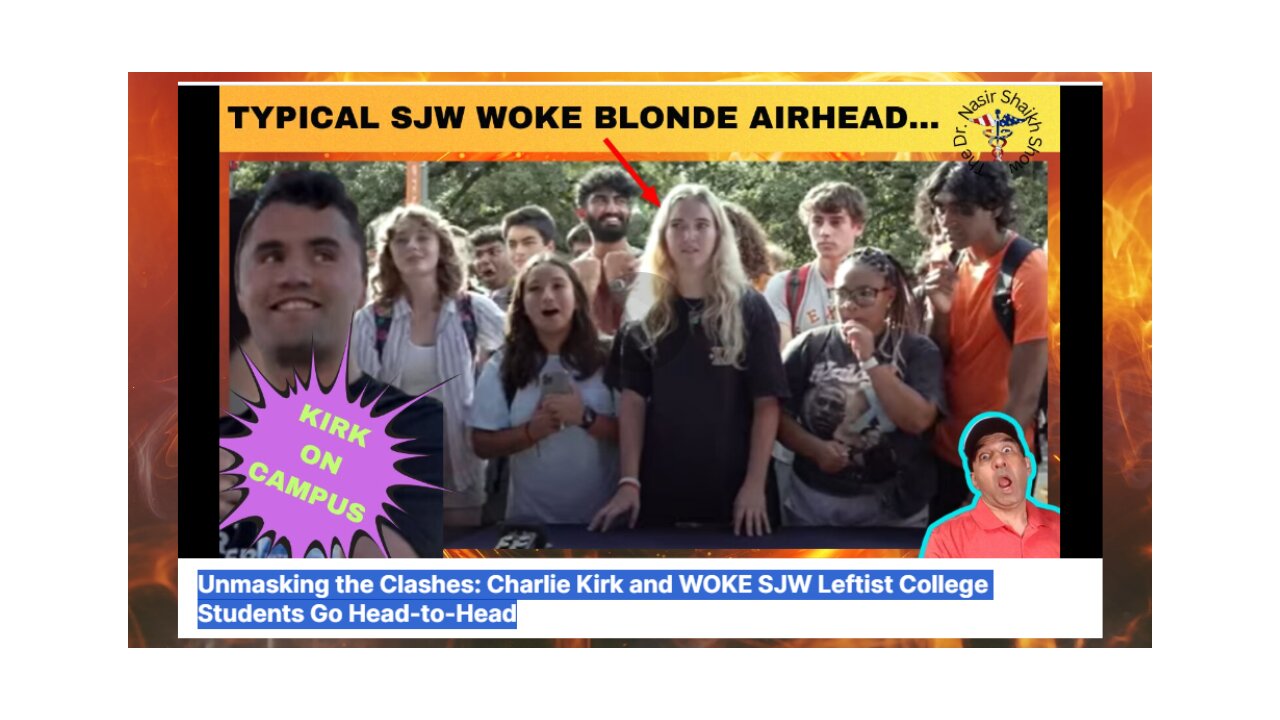 Charlie Kirk DESTROYS WOKE Blond SJW College Student in Epic CLASH!