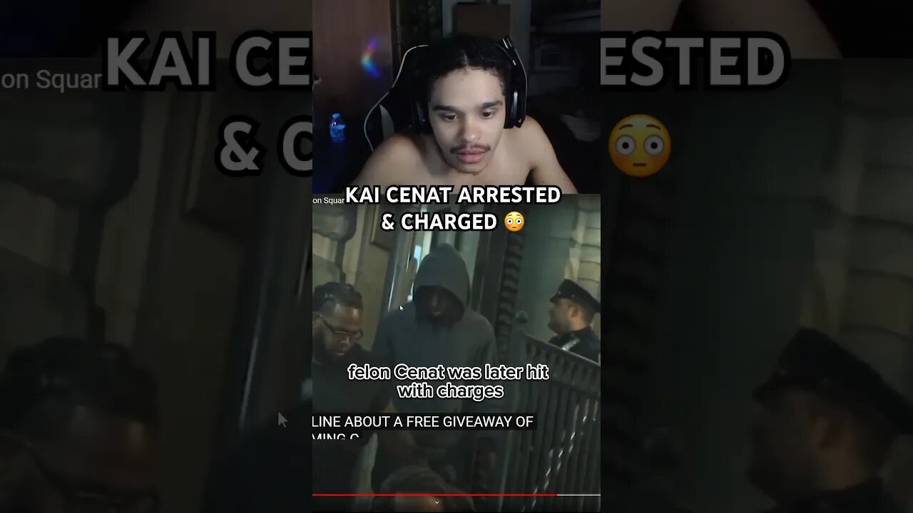 Kai Cenat Got Arrested & Charged 😳 #shorts #kaicenat
