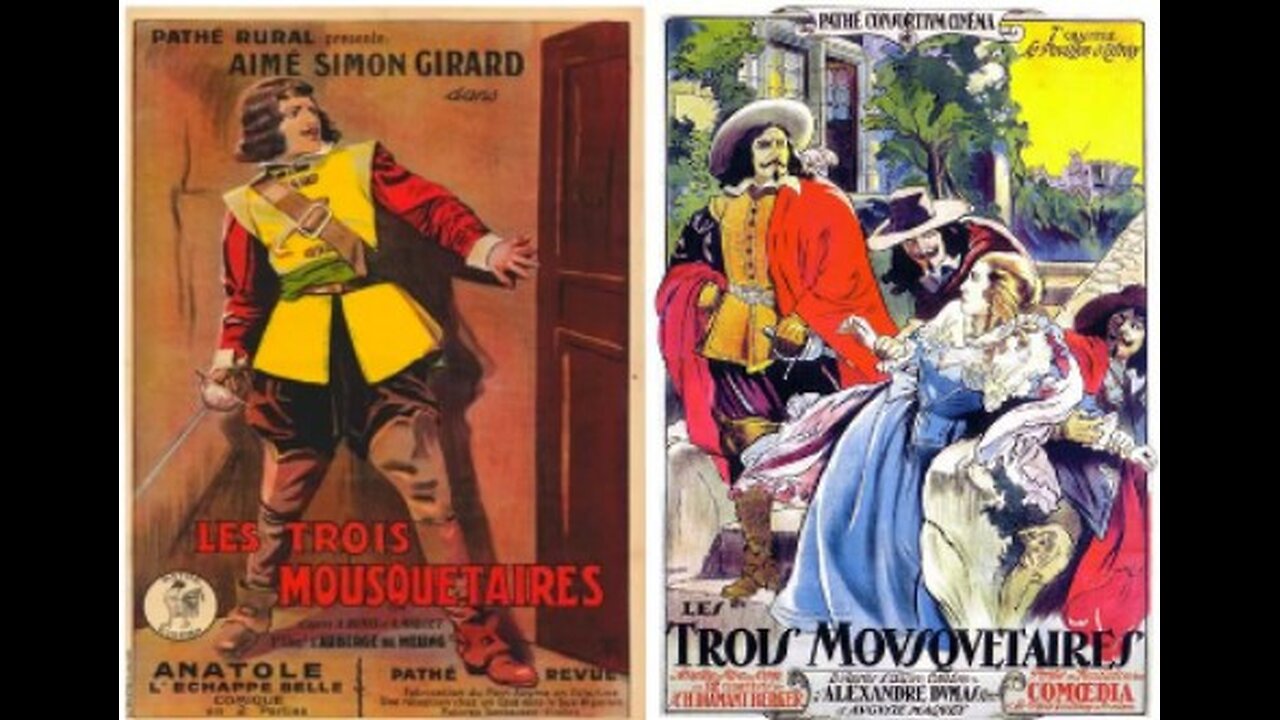 LES TROIS MOUSQUETAIRES (1921). All 14 chapters. Sepia.