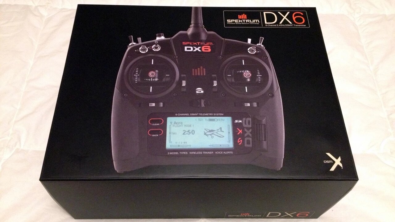 Spektrum DX6 6-Channel DSMX Transmitter Unboxing and Review