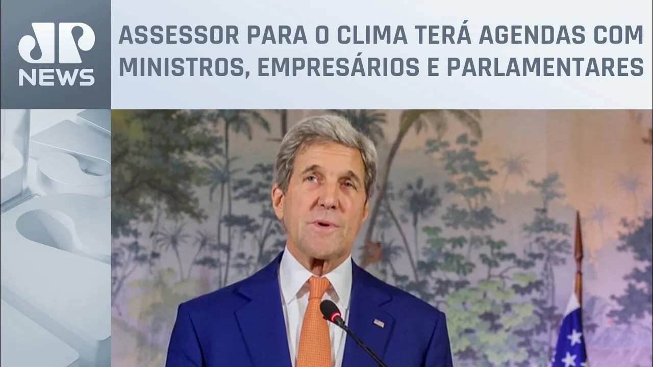 John Kerry, principal assessor de Biden para clima, chega hoje ao Brasil