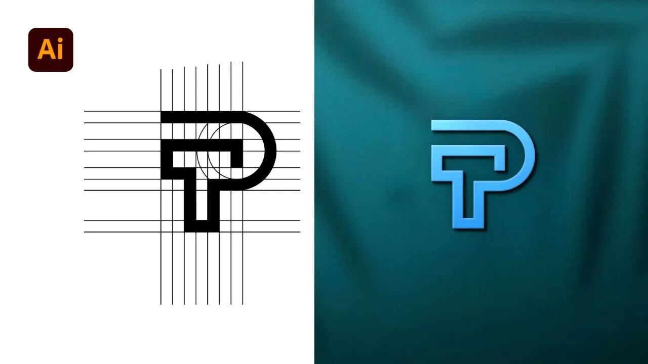 TP Logo Design |adobe illustrator tutorials for beginners 2023 | Team Graphics