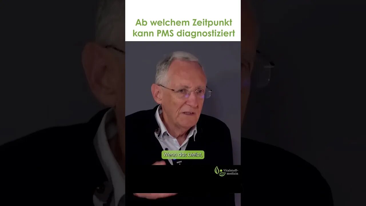 Wann kann PMS diagnostiziert werden?