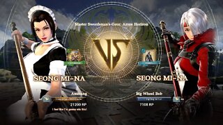 Seong Mi-na (Amesang) VS Seong Mi-na (Big Wheel Bob) (SoulCalibur™ VI: Online)