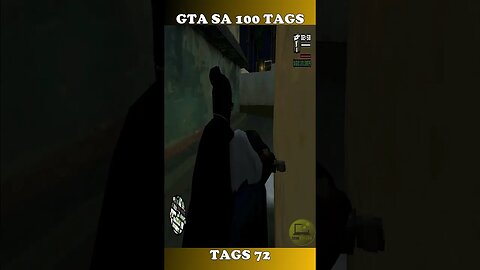 GTA SAN ANDREAS 100 TAGS TAG 72 #shorts #semedissaum #gta