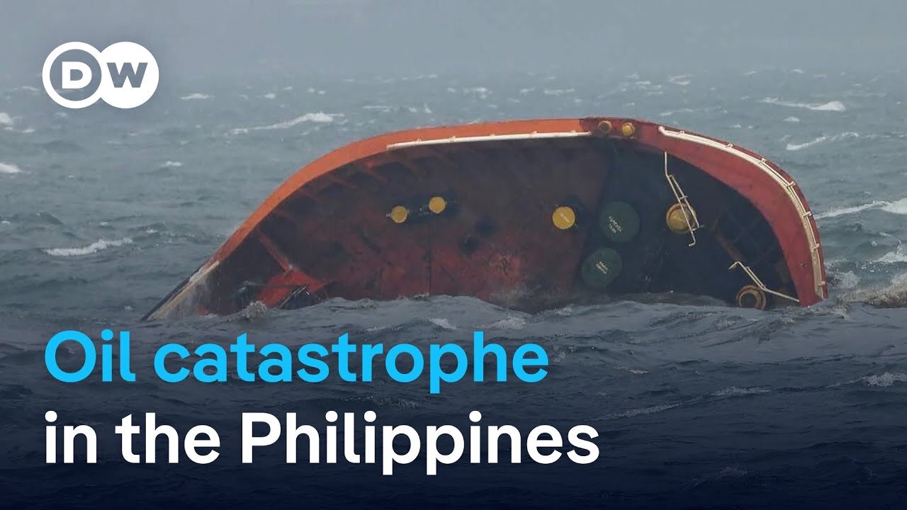 Philippines oil spill sparks fears of environmental catastrophe | DW News