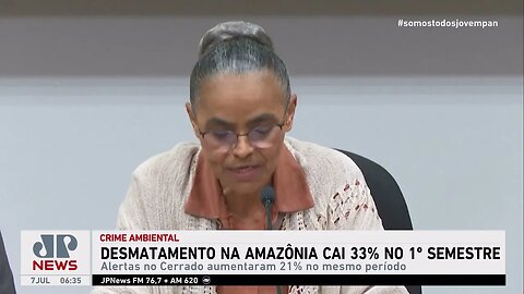 Desmatamento na Amazônia cai 33% no primeiro semestre