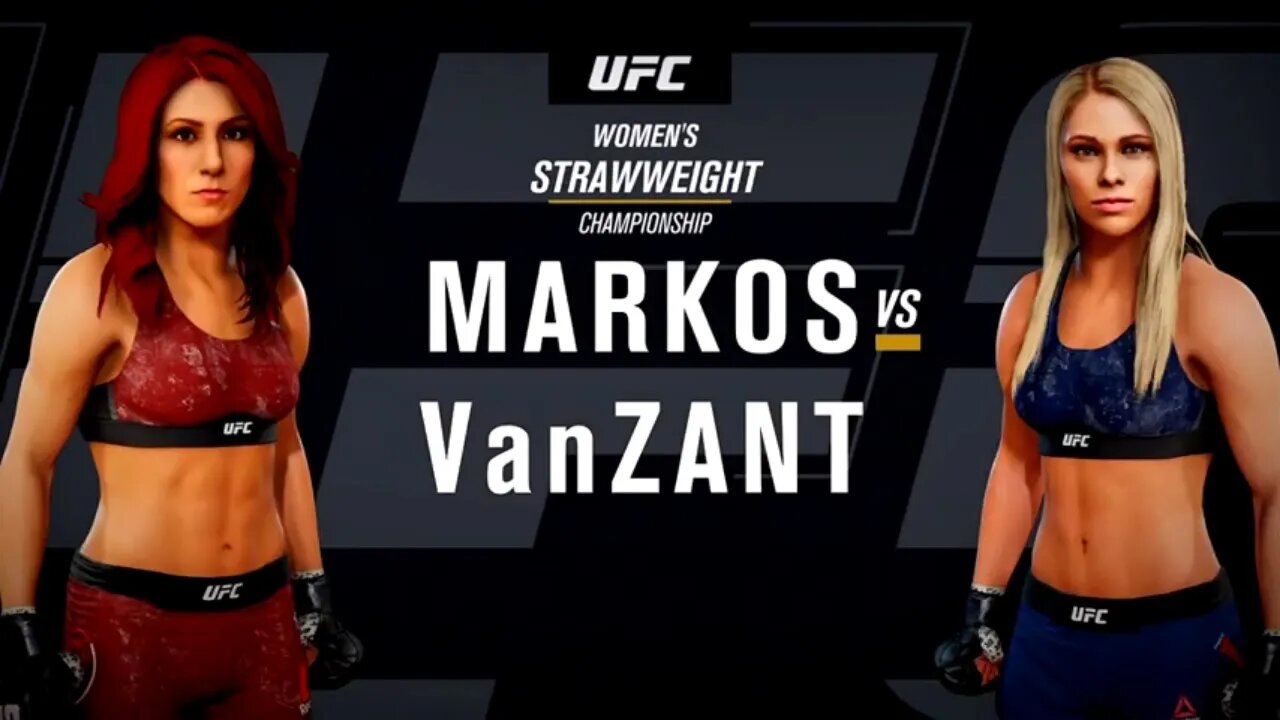 EA Sports UFC 3 Gameplay Paige VanZant vs Randa Markos