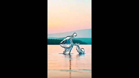 water dance l Cute water couple dance