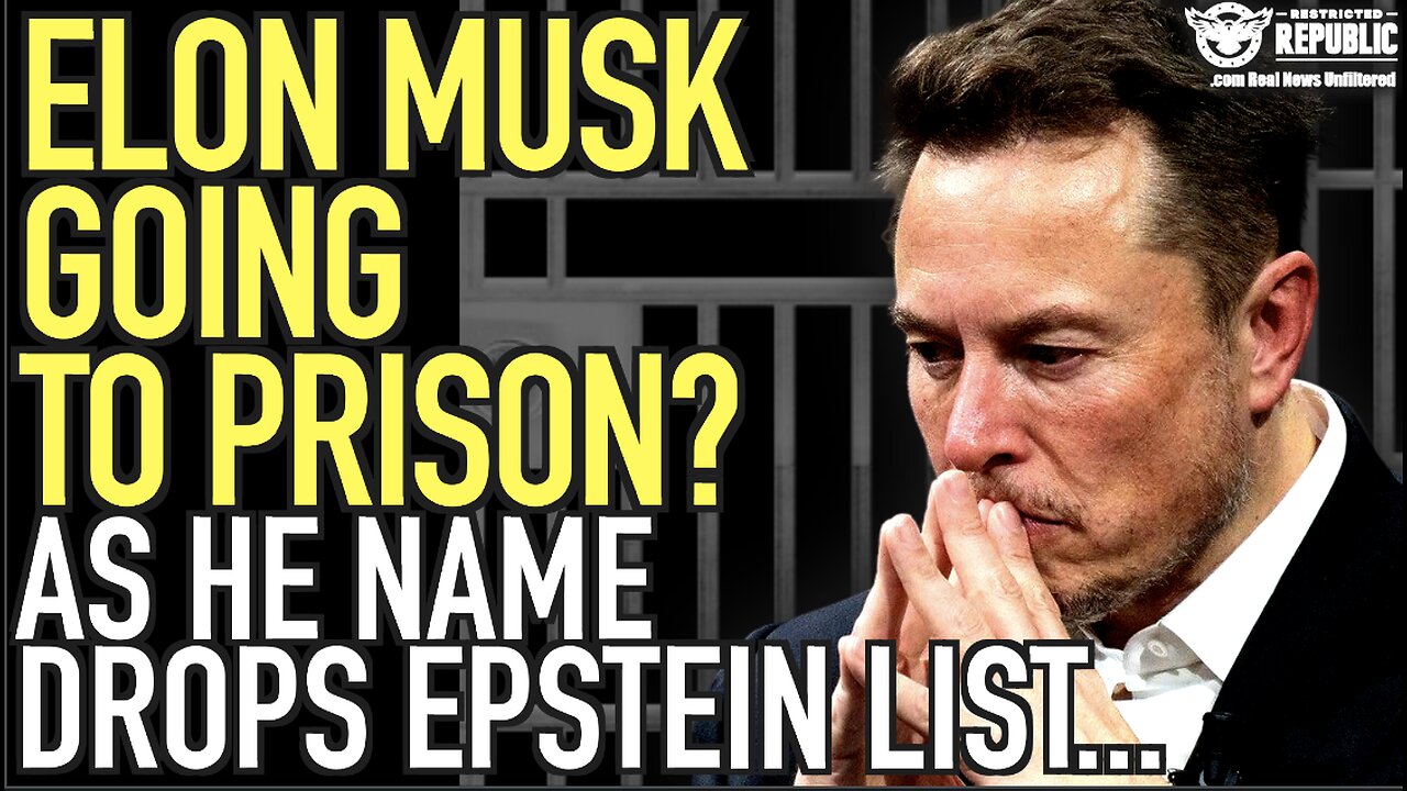 Elon Musk Going To Prison…? As He Name Drops Epstein List…