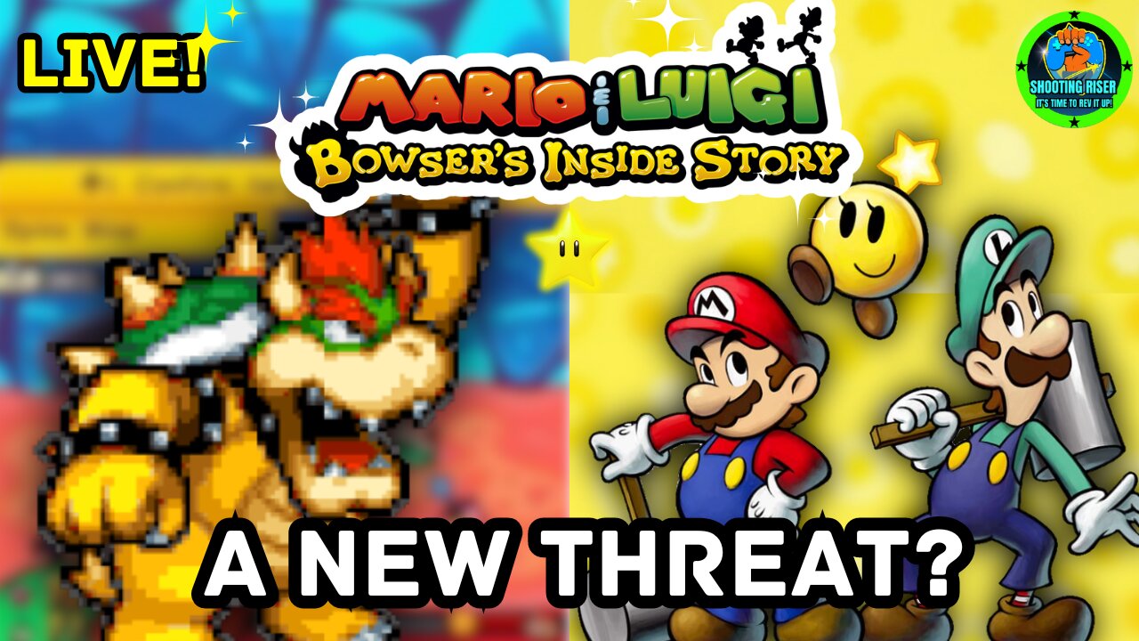 GIANT LIZARD ATE ITALIAN PLUMBERS! - Mario & Luigi Bowser's Inside Story #live #mariogames #bowser