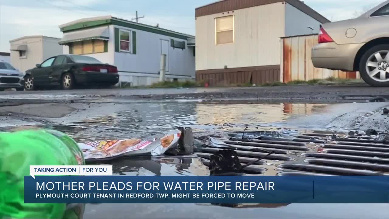 Water woes continue at Redford mobile park: "We can’t live like this anymore. Nobody can"