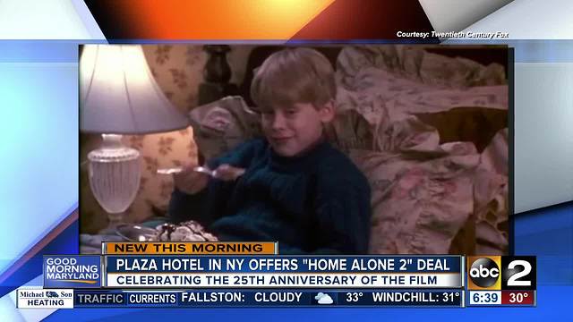 Plaza Hotel in NYC offering "Home Alone 2" package