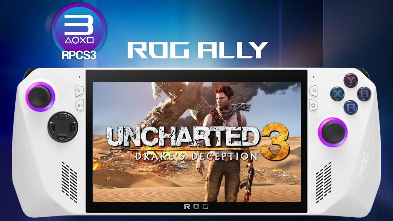Uncharted 3: Drake's Deception (RPCS3) PS3 Emulation | ROG Ally