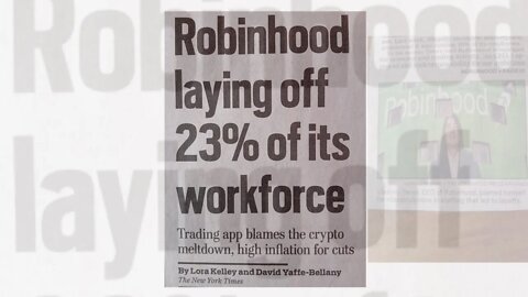 Robin Hood is laying off 23% of his workforce