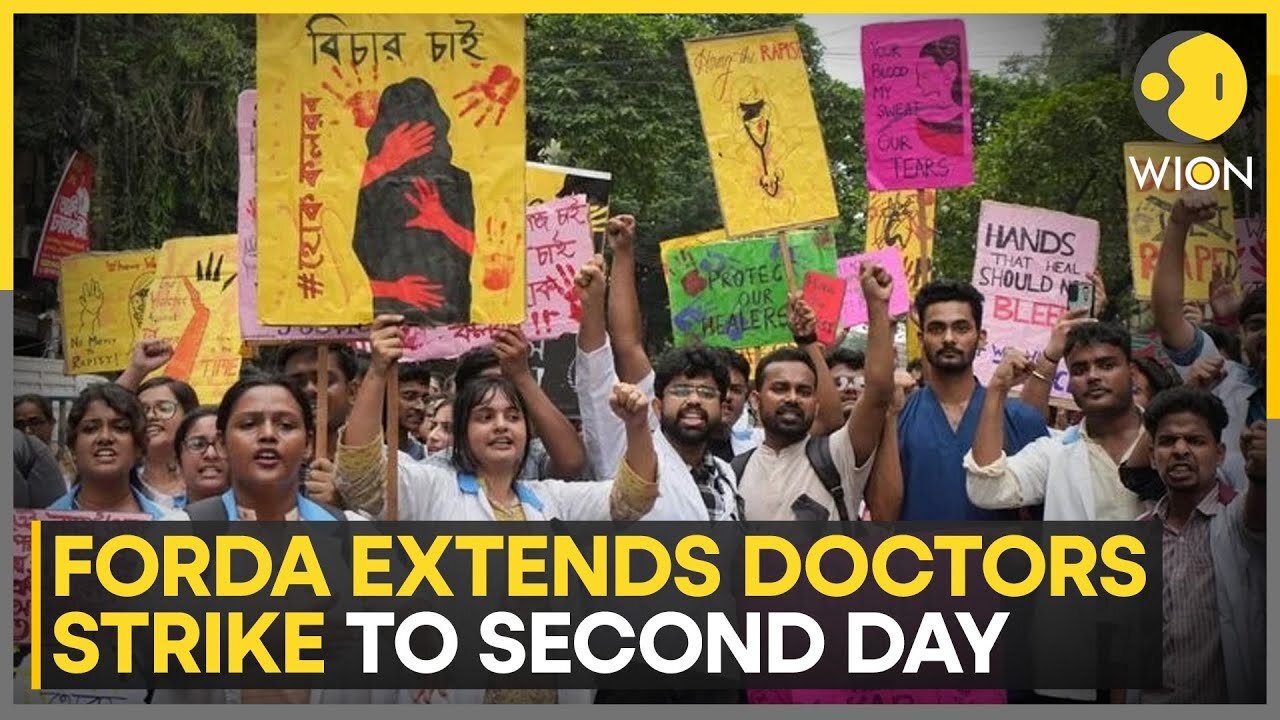 Kolkata rape & murder case: FORDA extends doctors strike demanding compensation & justice for victim