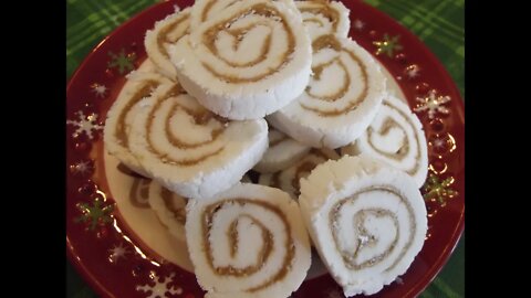 Peanut Butter Pinwheels Candy - The Hillbilly Kitchen