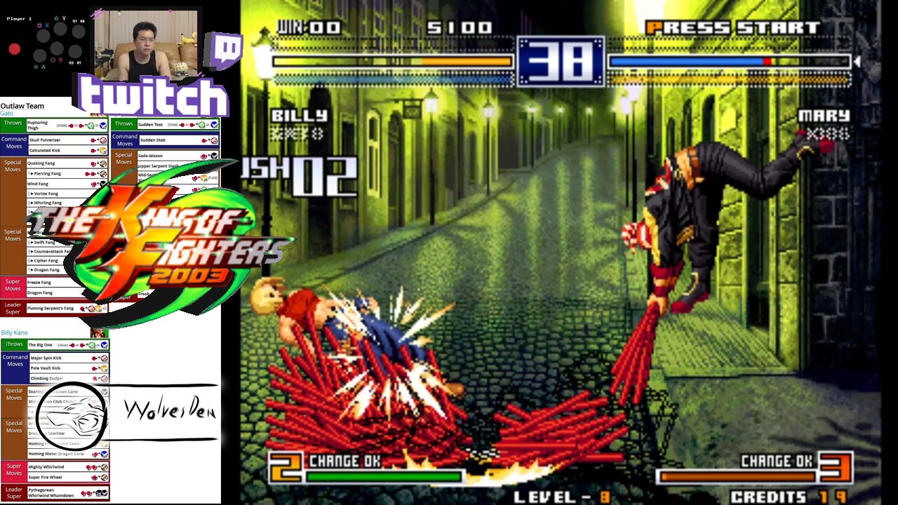 (ARC) KOF 2003 - 03 - Outlaw Team - Level 8