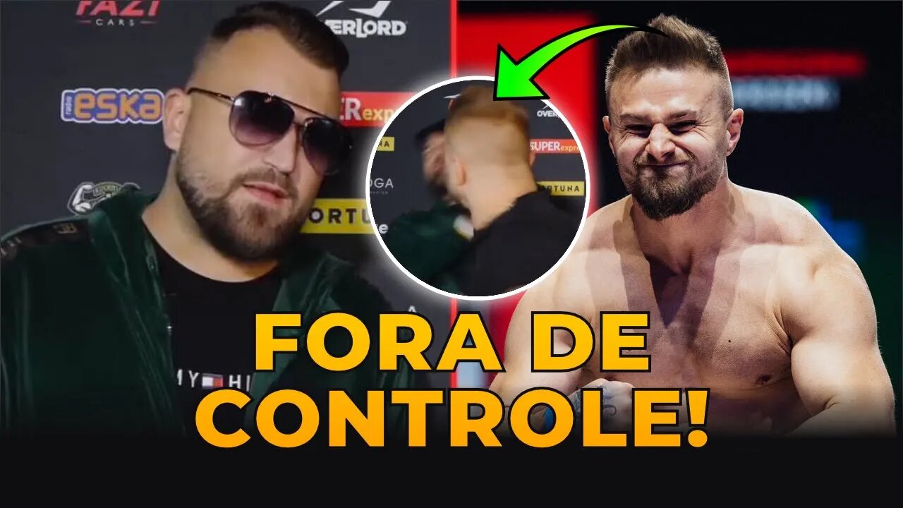 LUTADOR INVADE ENTREVISTA E AGRIDE YOUTUBER